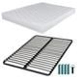 Matelas mousse + Sommier C220 140x190 Montana - Hauteur 18 cm - Soutien équilibré