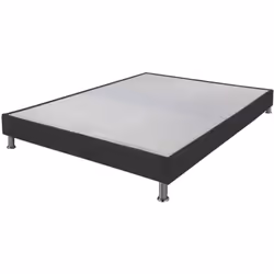 INFO SOMMIER TAPISSIER + JEU DE PIEDS 160X200 OMEGA ANTHRACITE 2x18 LATTES Nom : Sommier tapissier + jeu de pieds 160x200 Ome ...