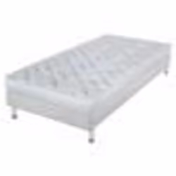 Matelas Melissa + sommier tapissier Omega - 90x190 - Mousse - Hauteur 13 cm
