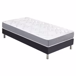 Ensemble literie - Maryland - 80x200 - Mousse polyuréthane - Hauteur 20 cm - Soutien ferme