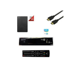 KIT RÉCEPTEUR SATELLITE - ORS - 9948 FRANSAT+ - DISQUE DUR 1TO - HDMI - ALIMENTATION 12V