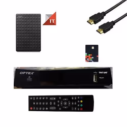 Récepteur Satellite - OPTEX - ORS 9990 - TNTSAT 4 ans - Disque Dur 1 To - HDMI