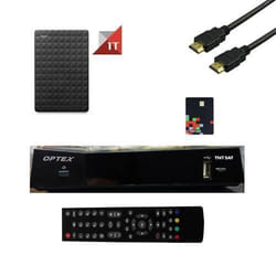 Récepteur Satellite - OPTEX - ORS 9990 - TNTSAT 4 ans - Disque Dur 1 To - HDMI