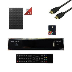 Récepteur Satellite - OPTEX - ORS 9990 - TNTSAT 4 ans - Disque Dur 2 To - HDMI