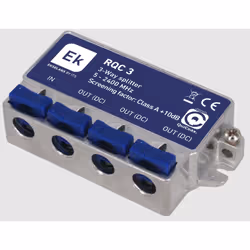 Répartiteur classe A 3 sorties - Optex 042516 Ekselans by ITS RQC 3 Caractéristiques : - Bande passante : 5-2400 MHz; - Sorti ...