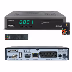 Terminal de Réception TNT Gratuite par Satellite - OPTEX ORS9992-HD Ce terminal ORS 9992-HD permet de réceptionner les chaîne ...