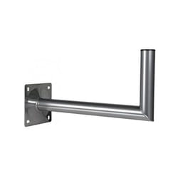 M-e - Bras coude en l Déport 60 cm Acier Fixation Murale antenne Parabole