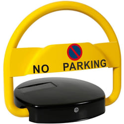 Barrière de parking solaire automatique à télécommande - Avec 2 Télécommandes et une alarme intégrée - Noir