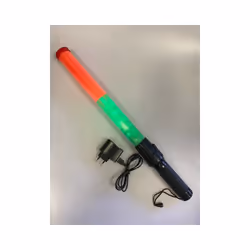 Bâton Lumineux Rechargeable - Led Vert Rouge, Eclairage Circulation Route Aéroport Train Signalisation Bâton de trafic rechar ...