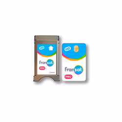 Pack FRANSAT PRO HD - Module Fransat Pro + Carte Fransat Pro HD La solution pour recevoir la TNT HD par satellite en collecti ...