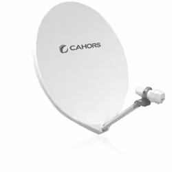 Antenne Fibre - Cahors SMC 65 UNI Conçue pour la réception des satellites de forte puissance comme Astra 1 , Hot Bird , l'ant ...