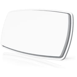 M-e - Antenne Satellite Plate - Cahors minisat quad - Gain 33,7 dB, Polarisation Horizontale & Verticale - Blanc