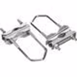 Collier pour Fixation dantenne - HD-Line - RS-9WJK-2QZ0 - Argent - Facile à installer - Vendues par paire