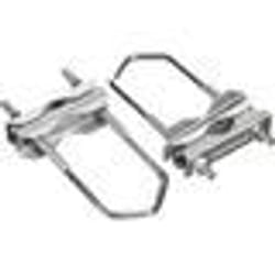 Collier pour Fixation dantenne - HD-Line - RS-9WJK-2QZ0 - Argent - Facile à installer - Vendues par paire