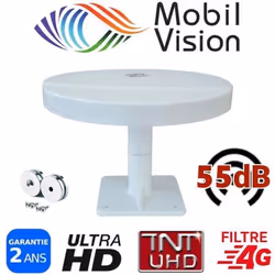 Antenne HD Omnidirectionnelle - OPTEX - OMNI - 55dB - Ultra HD - Pour Camping Car et Camion