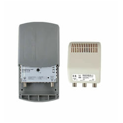 M-e - Kit Amplificateur tnt Réglable 1E 2S Gain 35dB + Alimentation 24V 1E 2S antenne tv râteau sedea