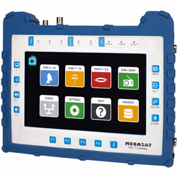 Mesureur de Champ Satellite, Câble, Terrestre, DAB+ HD - MEGASAT HD 7 Combo Mesure de tous les signaux de réception (satellit ...