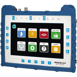 Mesureur de Champ Satellite, Câble, Terrestre, dab+ hd hd 7 Combo - dvb-s / S2 / c / C2 / t / T2, H.264 / H.265 / dab / dab+ - Bleu