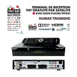 Récepteur Satellite - HUMAX - TN5000HD - Enregistreur - HDMI - USB 2.0 - HD TV
