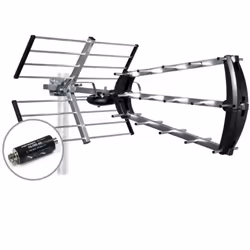 Antenne Trinappe UHF avec Filtre 4G - METRONIC 415044 Cette antenne possède une bande passante adaptée au nouveau standard UH ...