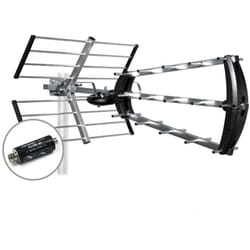 M-e - Antenne Trinappe uhf avec Filtre 4G - metronic 415044 - Gain 26dB, Fréquence 470 - 790 MHz, Pré montée, Filtre hautes performances