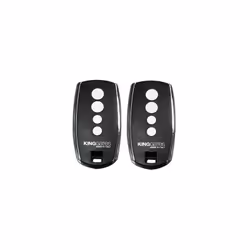 Lot de 2 télécommandes KING GATES Stylo 4K noire touches blanches, 4 boutons, de fréquence 433,92 Mh Stylo 4K est un émetteur ...