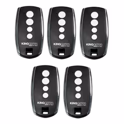Lot de 5 télécommandes KING GATES Stylo 4K noire touches blanches, 4 boutons, de fréquence 433,92 Mh Stylo 4K est un émetteur ...