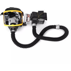 M-e - Masque de protection électrique, Système de respirateur à masque à gaz intégral alimenté en air à débit constant électrique, Fournitures de
