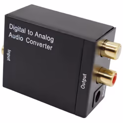 Convertisseur Audio numérique à analogique L / R GRWIBEOU Caractéristiques : - Convertit les signaux audio numériques coaxiau ...