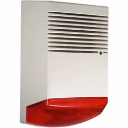 Sirène stroboscopique filaire, Alarme lumineuse d'extérieur, Lampe de poche rouge étanche, Klaxon 120db, Alarme forte, Haut-p ...