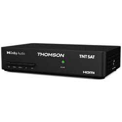 THOMSON THS806 Récepteur TV Satellite S.C Full HD, enregistreur vidéo, Astra 19.2E Noir