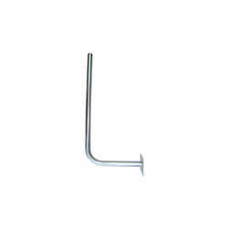 ME - Support mural Bras Coudé Acier galvanisé Hauteur 60cm Déport 25cm Fixation 4x10mm pour antennes