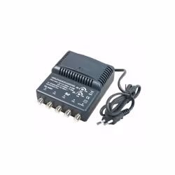 AMPLIFICATEUR TNT BLINDE 1 entrée 4 SORTIES gain UHF 25dB, gain VHF 15dB, 75 Ohms pour antenne tv 230V - Gris Cet amplificate ...