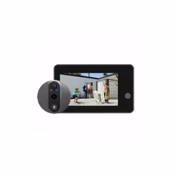 ME - Judas de porte intelligent WiFi écran 1080P, Vision nocturne hd, Audio bidirectionnel, caméra de sécurité pour la maison + Micro sd 64go