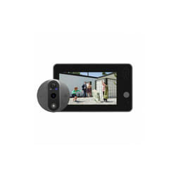 ME - Judas de porte intelligent WiFi écran 1080P, Vision nocturne hd, Audio bidirectionnel, caméra de sécurité pour la maison + Micro sd 64go