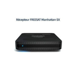ME - Récepteur décodeur satellite hd freesat Manhattan sx, 200 chaînes satellite anglaises, 13 chaînes hd anglaises, sans abonne nt