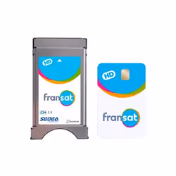 Module satellite - SEDEA - CI+ 1.3 HD - Carte Fransat PC7 HD - TNT HD gratuite - Enregistrement USB