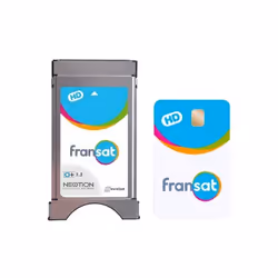 Module lecture carte PCMCIA - NEOTION - CI+ 1.3 HD - Carte Fransat PC7 HD - TNT HD gratuite - Compatible PIP