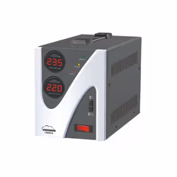 Stabilisateur de tension 1500VA 900W 6.8A, Protection courts-circuits et surcharges, Double compteur, circuit retard de signa ...