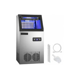 ME - Machine à Glaçons 220V Capable de Produire 68kg par 24 heures Machine à Glace Com rciale Pour Cafés Maisons Restaurants Bars Hôtels