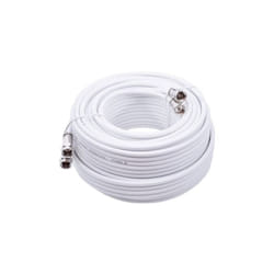 ME - Câble Coaxial pour antenne satellite tv de 100 m métré twin 2x19 VAtC Blanc Diamètre 7mm