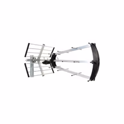 Antenne d'extérieur UHF Trinappe 20 db Metronic 415047 - Filtre 4G, Aluminium légère, Fiche F compacte et dépliable, 460 - 79 ...