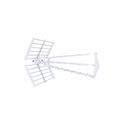 Antenne d'extérieur Trinappe UHF 4K HD amplifiée 55 dB Metronic 415050 - Filtre 4G, Pré montée, 470-790 MHz, Pour réception t ...