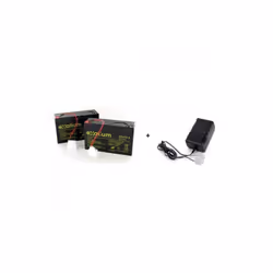 2 Batteries Plomb Bateau AMORCEUR CATAMARAN ANATEC 6V 12Ah + Chargeur automatique ALCS 2-24A (sans pinces) 2 Batteries plomb ...