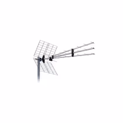 Antenne TV TNT Extérieure Trinappe 31,5 DBI Connecteur F Filtre Préampli Actif 4G LTE 5G NR 700 800Mhz 43 éléments Antenne TN ...