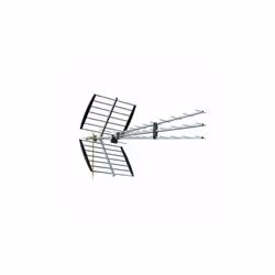 Antenne TV TNT Extérieure Trinappe 15,5 DBI Connecteur F Filtre Passif 4G LTE 5G NR 700 800Mhz 47 éléments Antenne télévision ...