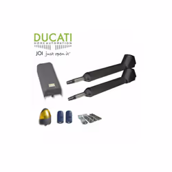 Kit Motorisation Portail Automatisme Ducati Home Automation SW3000 T Motorisation pour portail double battants avec vérins té ...