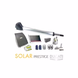 Kit Motorisation Portail Solaire Ducati Home Automation EVO 748 T SOLAR MONO 100% autonome fonctionne alimenté par panneau so ...