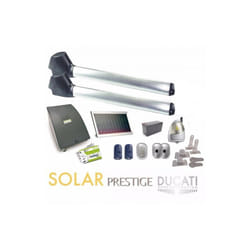 Kit Motorisation Portail Solaire Ducati Ho ME Automation evo 748 solar fc - Pour portail à 2 vantaux battants maxi 4 m 350 kg chacun