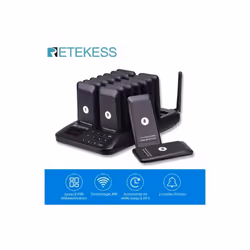 Retekess TD157 Bipeur Restaurant Bar Food Truck Dessous De Verres Buzzer Beeper Restaurant 1. Les téléavertisseurs jusqu'à 99 ...